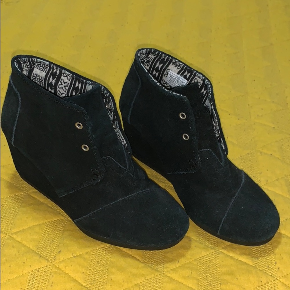 TOMS Black Booties